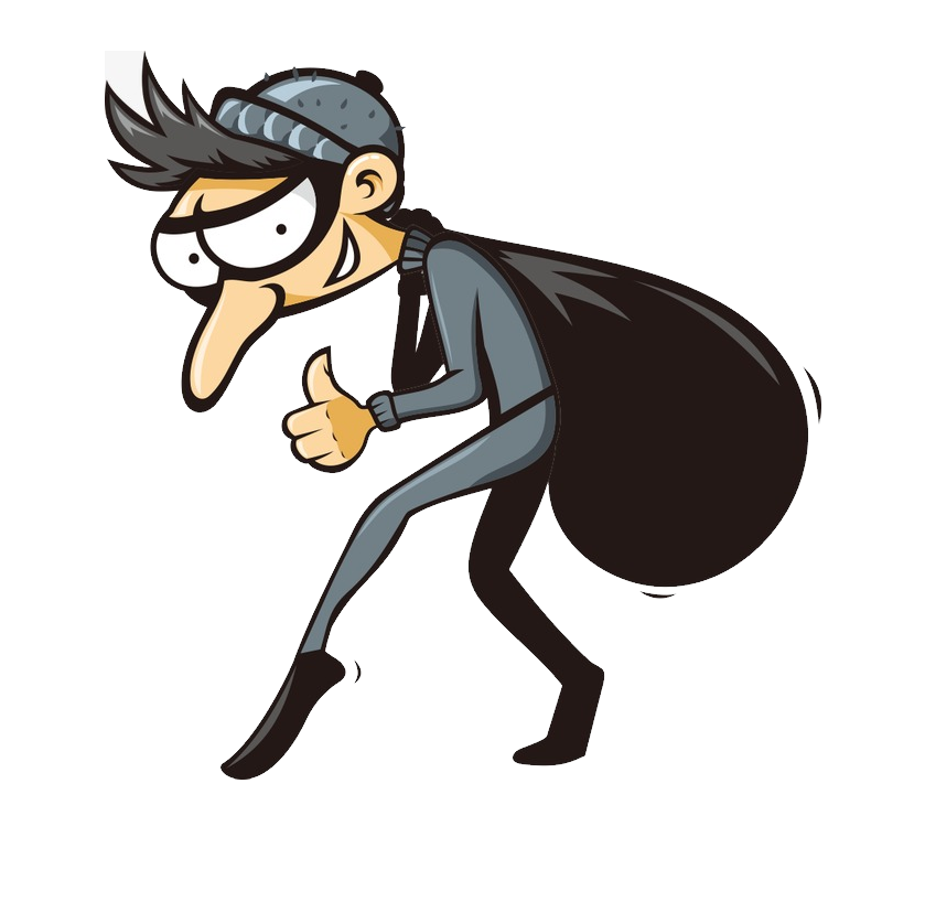 Thief robber Transparent PNG Image