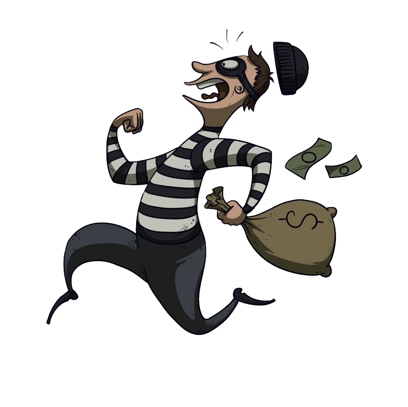 Thief robber Transparent PNG Image