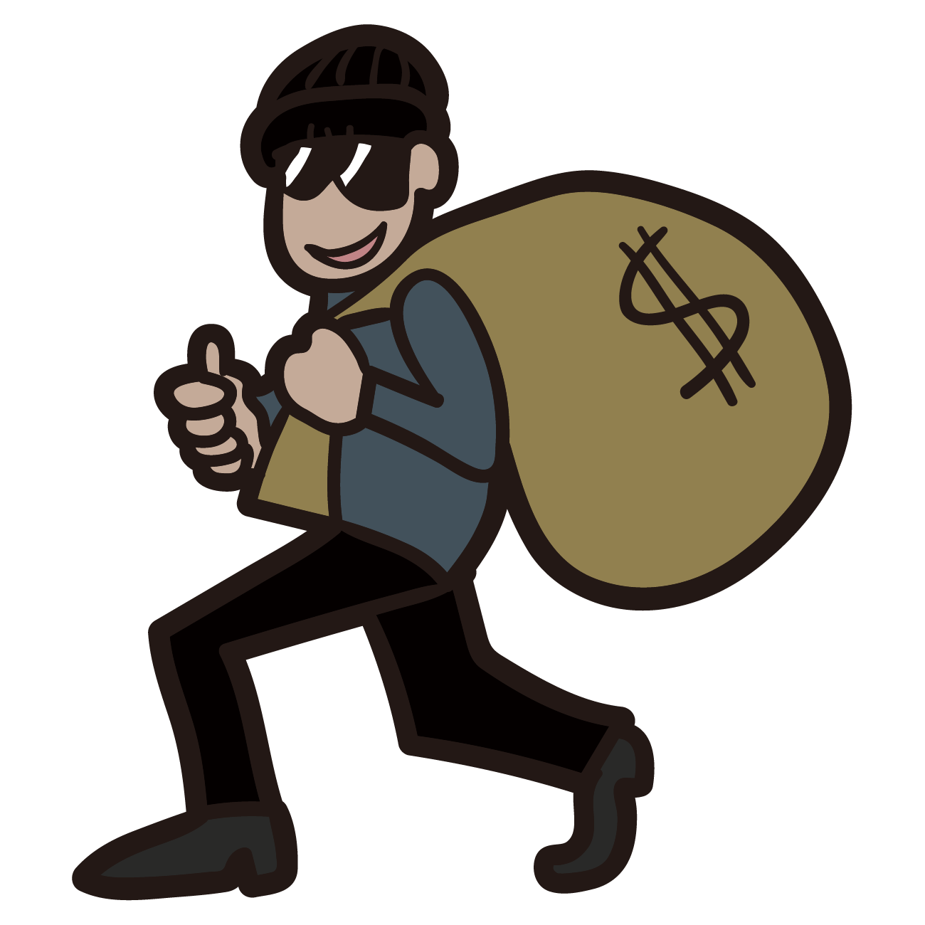 Thief robber Transparent PNG Image