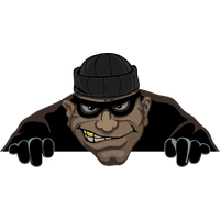 Thief robber PNG