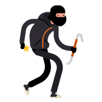 Thief robber PNG