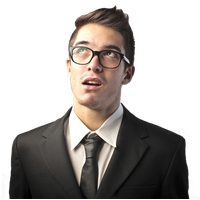 Thinking man PNG