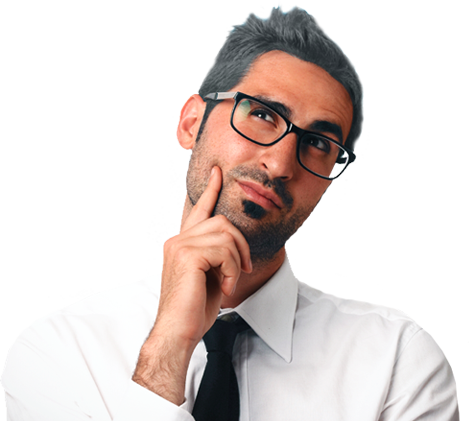 Thinking man Transparent PNG Image