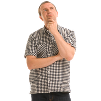 Thinking man PNG