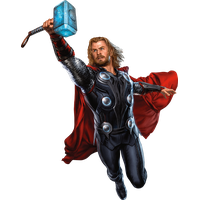 Hero Universe Cinematic Thor Squad Super Avengers PNG