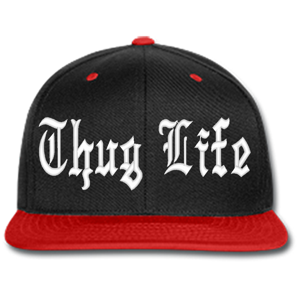 Thug Life Black Hat Png PNG Image