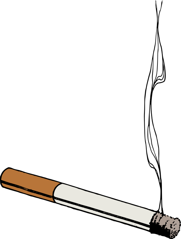 Thug Life Cigarette Clipart PNG Image
