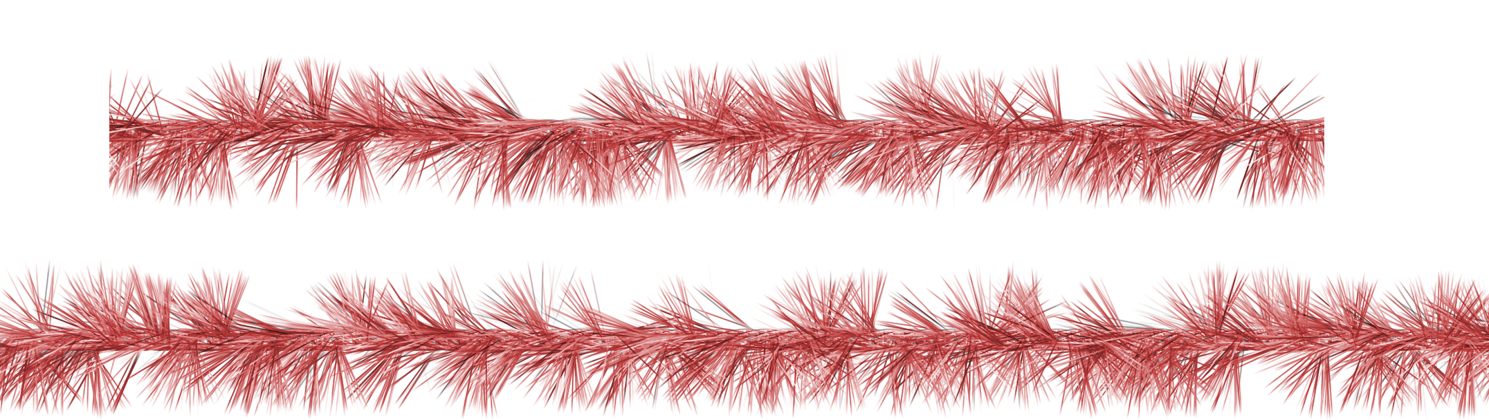 Christmas tinsel Transparent PNG Image
