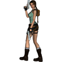 Lara Croft Transparent Background PNG Image