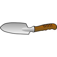 Vector Garden Trowel Free Clipart HD