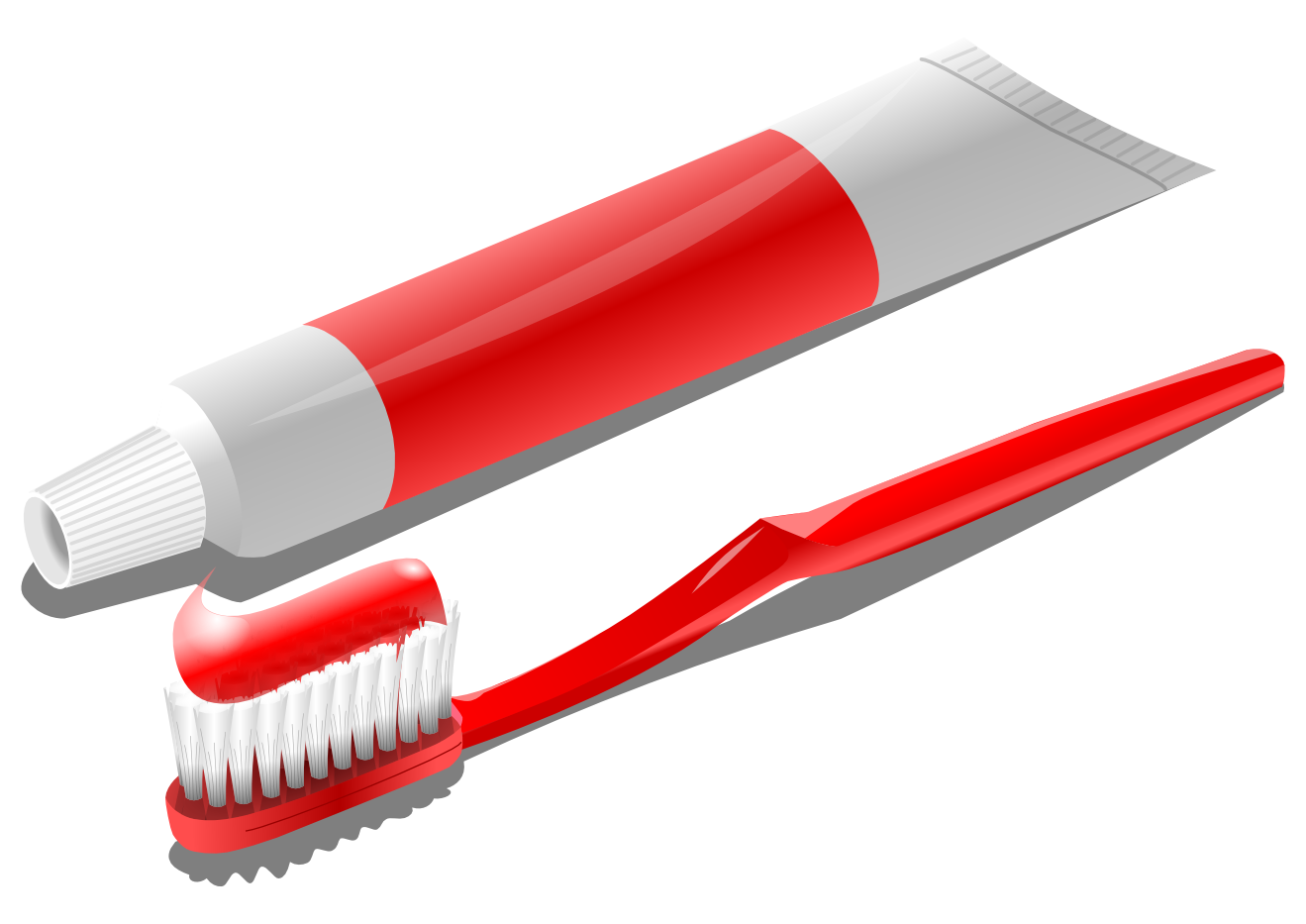 Toothbrush With Toothpaste PNG Image