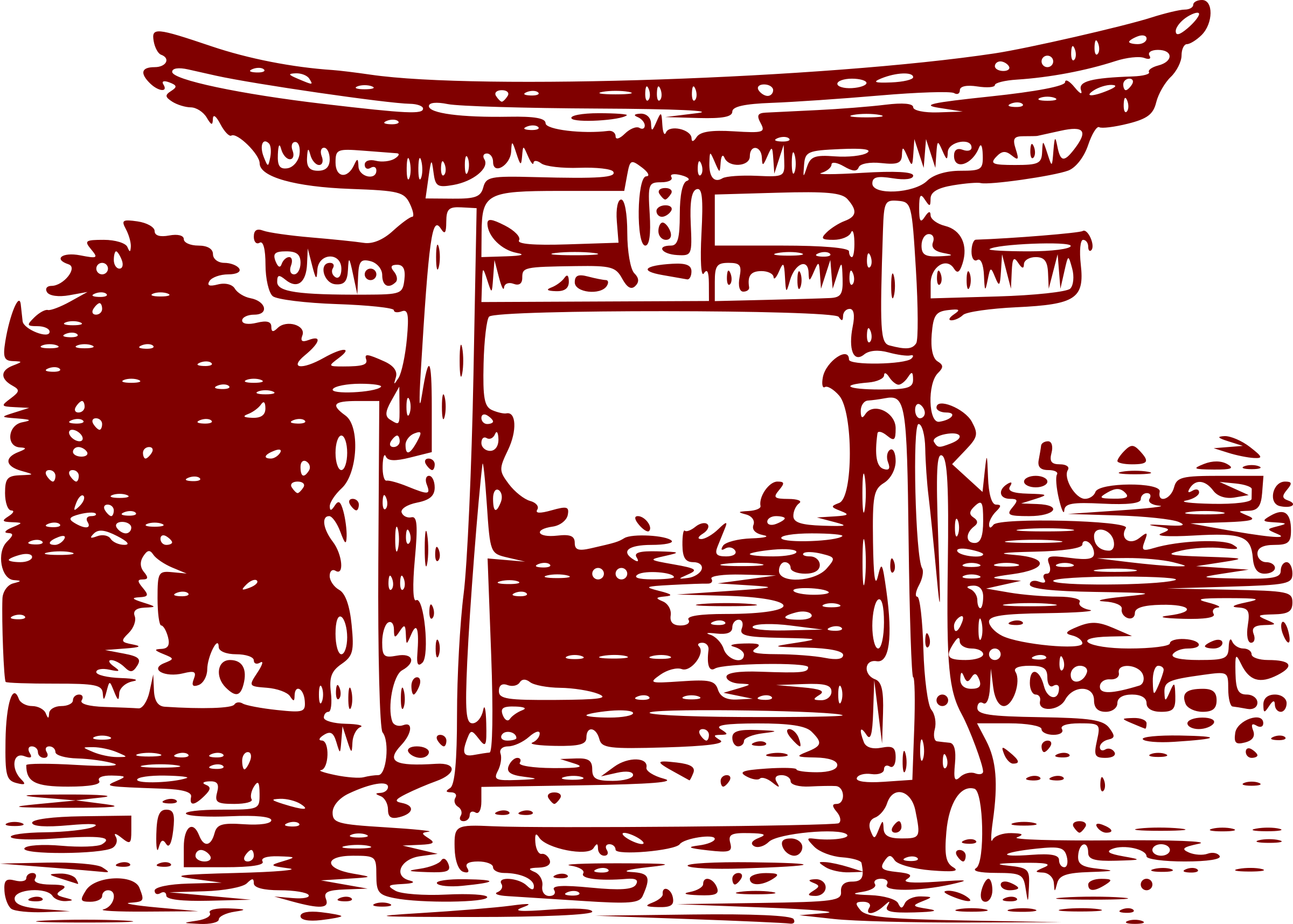 Torii Gate Png Clipart PNG Image