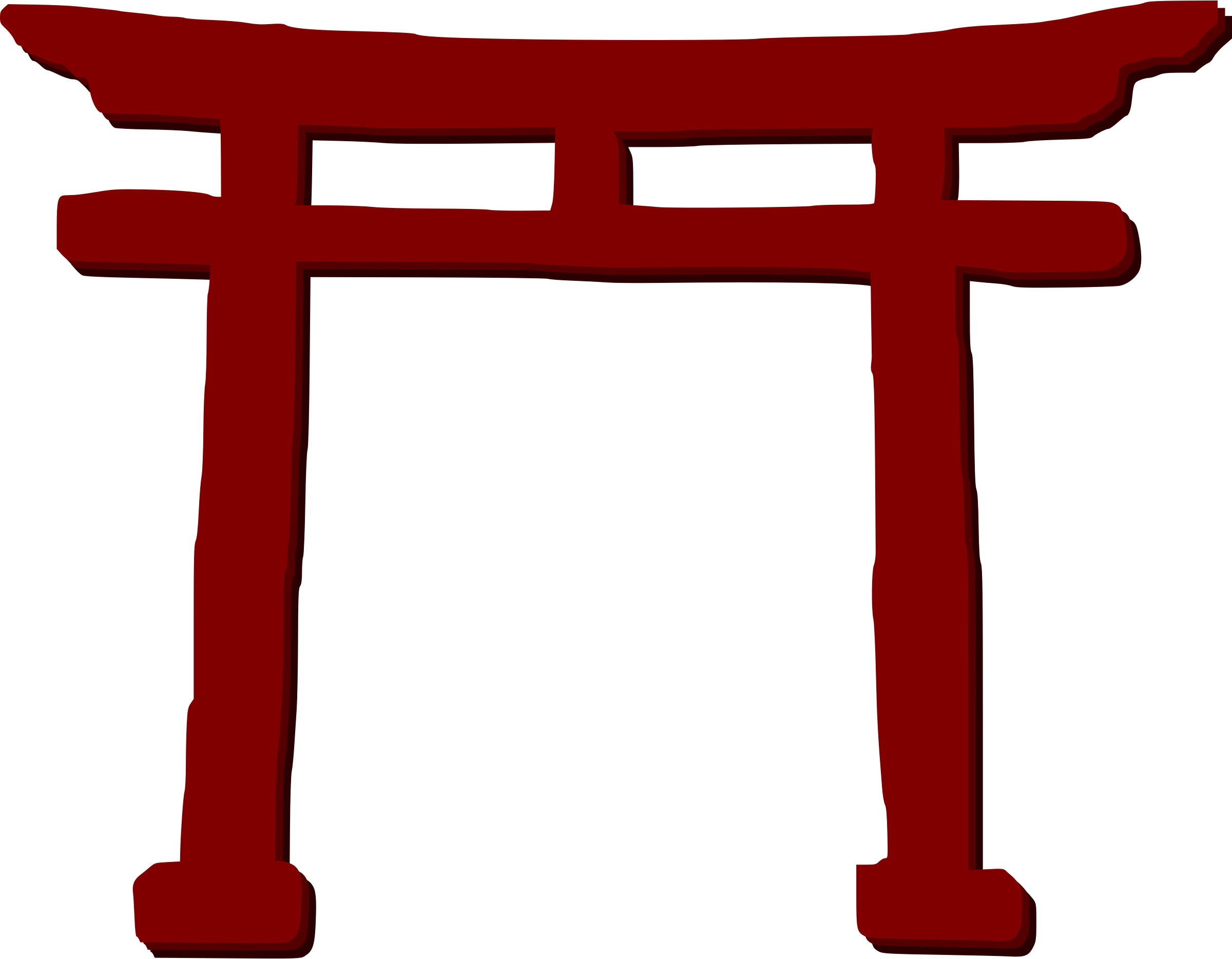 Torii Gate Free Download Png PNG Image