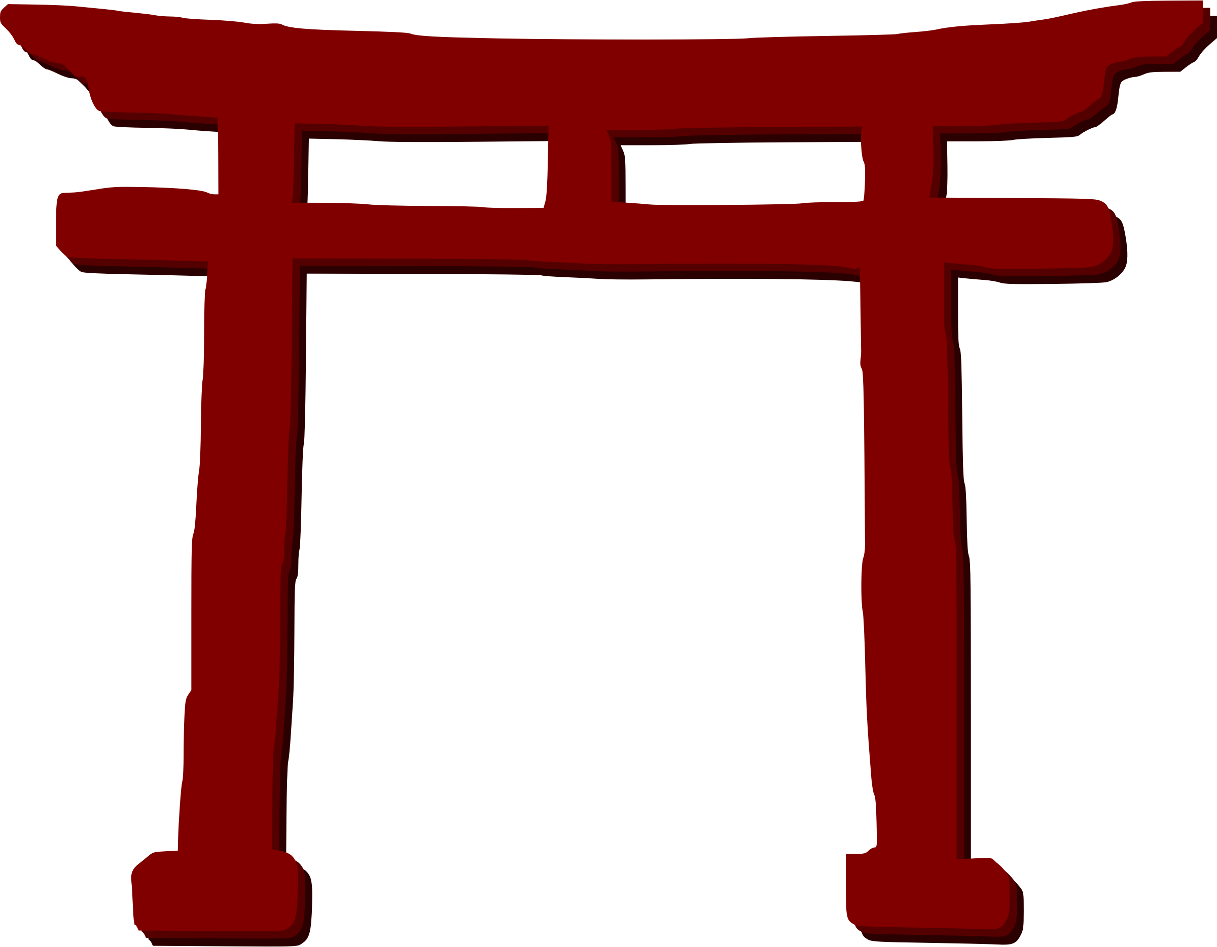 Torii Gate Free Download Png Transparent PNG Image