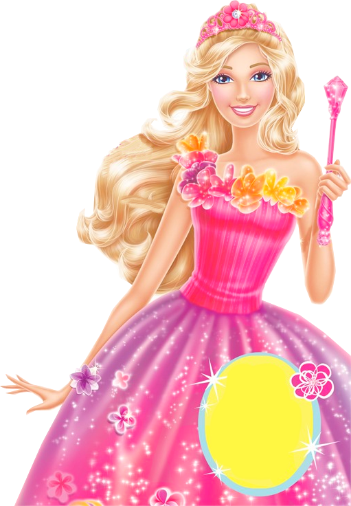 Vector Doll Princess Barbie Free Clipart HQ PNG Image