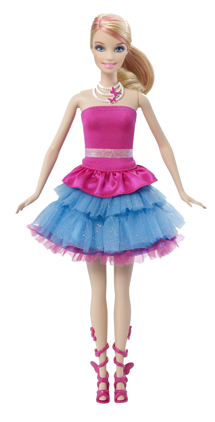 Smiling Doll Barbie Free Clipart HQ Transparent PNG Image