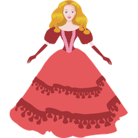 Vector Doll Princess Barbie Free HQ Image PNG Image