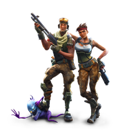 Figure Royale Game Figurine Fortnite Battle Action PNG Image