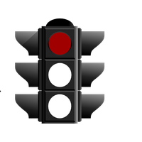 Coloring Light Pages Stop Sign Camera Traffic PNG Image