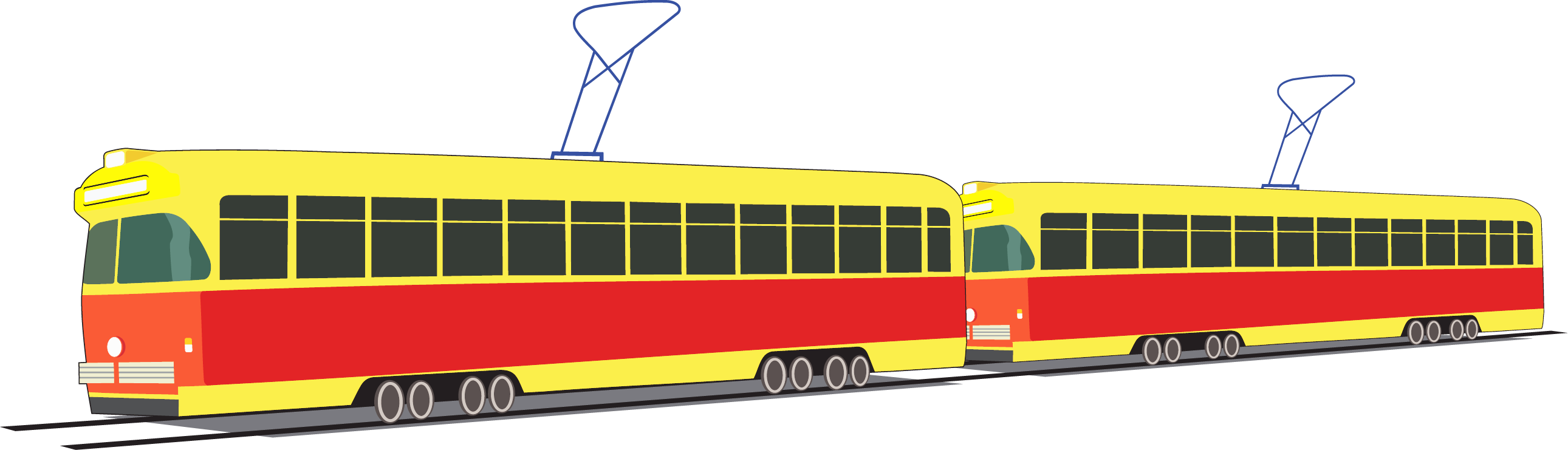 Tram Transparent PNG Image