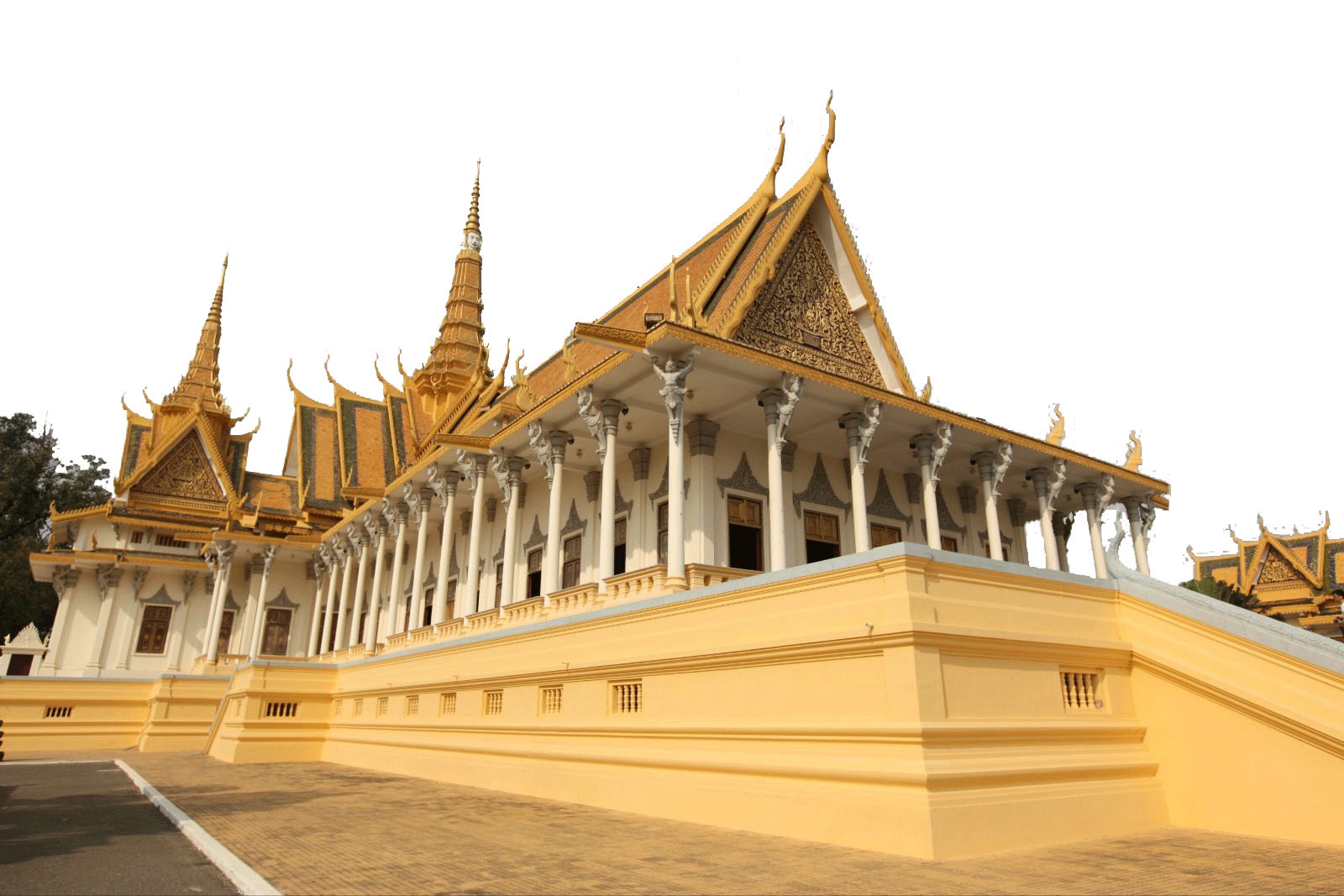 Building Baluster Sap Palace Royal Phnom Tonlxe9 PNG Image