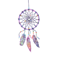 Dreamcatcher Purple Illustration Watercolor Painting Drawing PNG Image