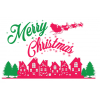 Pink Green Sticker Brand Christmas Free Transparent Image HQ PNG Image