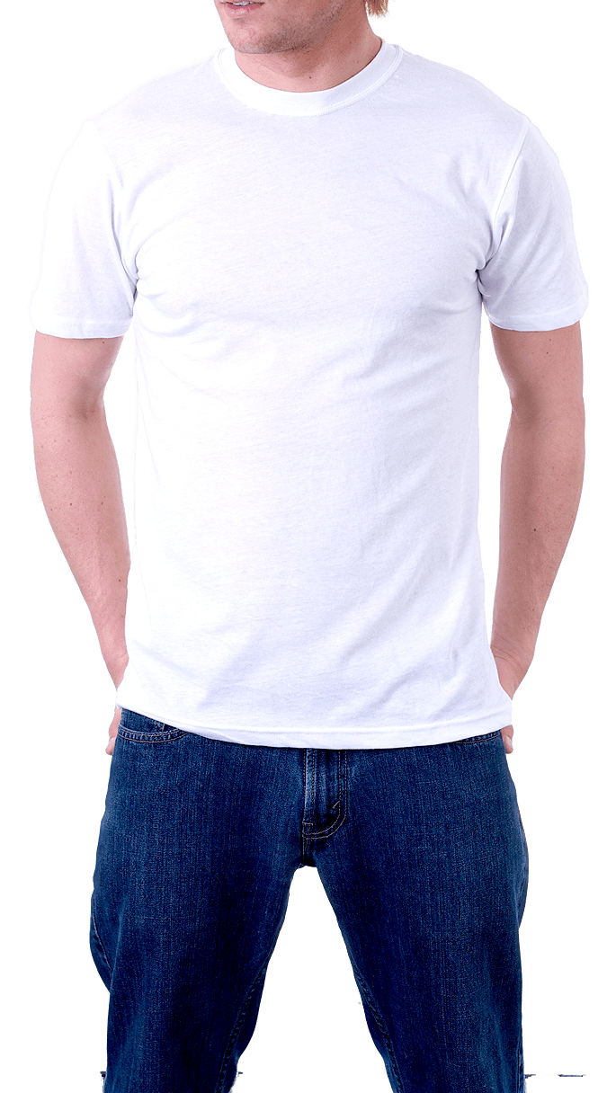 Man In White T-Shirt Png Image Transparent PNG Image