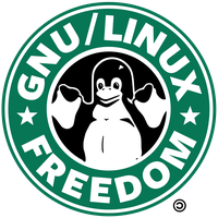 Tux Gnu Controversy T-Shirt Starbucks Linux Naming