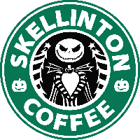 Coffee Boogie T-Shirt Decal Jack Skellington Oogie