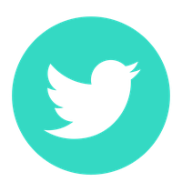 Icons Twitter Youtube Day Computer Republic Teal PNG Image