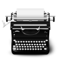 Typewriter PNG