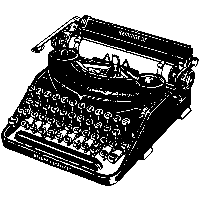 Typewriter PNG