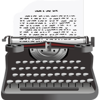 Typewriter PNG