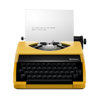 Typewriter PNG