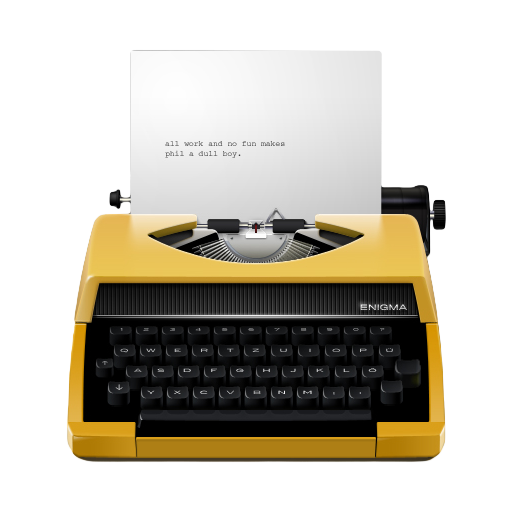 Typewriter Transparent PNG Image