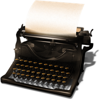 Typewriter PNG