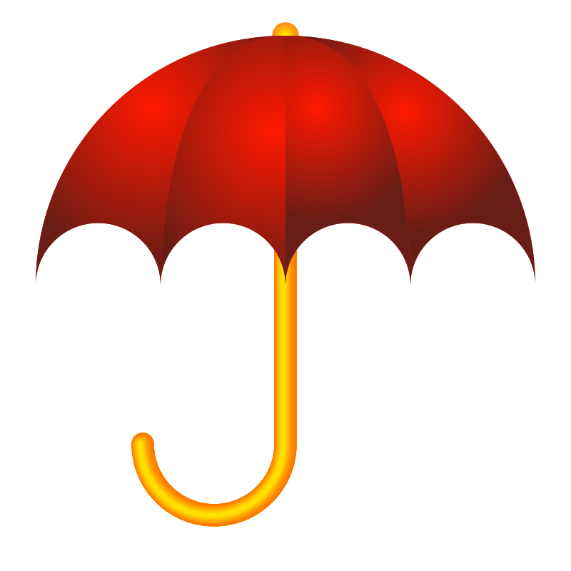 Red Umbrella PNG Image