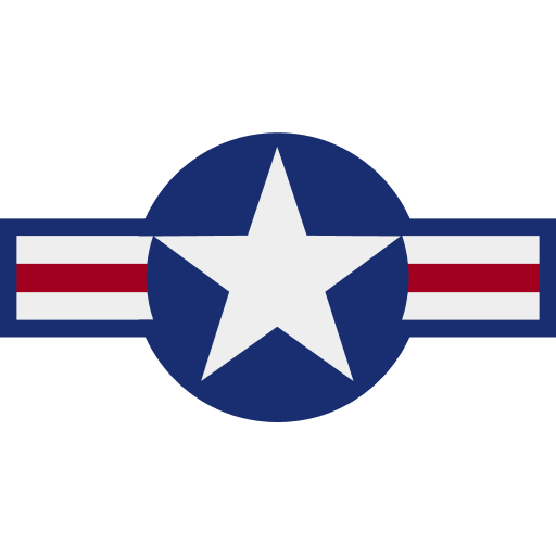 Blue United Force Roundel Air States Angle PNG Image