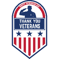 Blue United Text Veteran States Veterans Day PNG Image