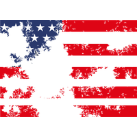 United Point Of National States Flag Text