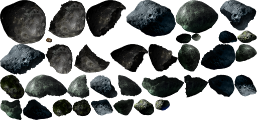 Broken Asteroid Free Photo PNG Image