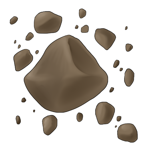 Broken Asteroid Download Free Image PNG Image