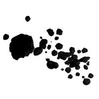 Broken Asteroid Free HD Image PNG