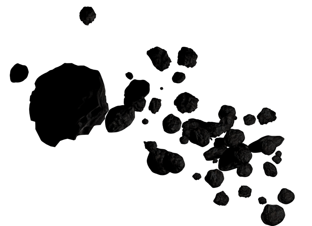 Broken Asteroid Free HD Image PNG Image