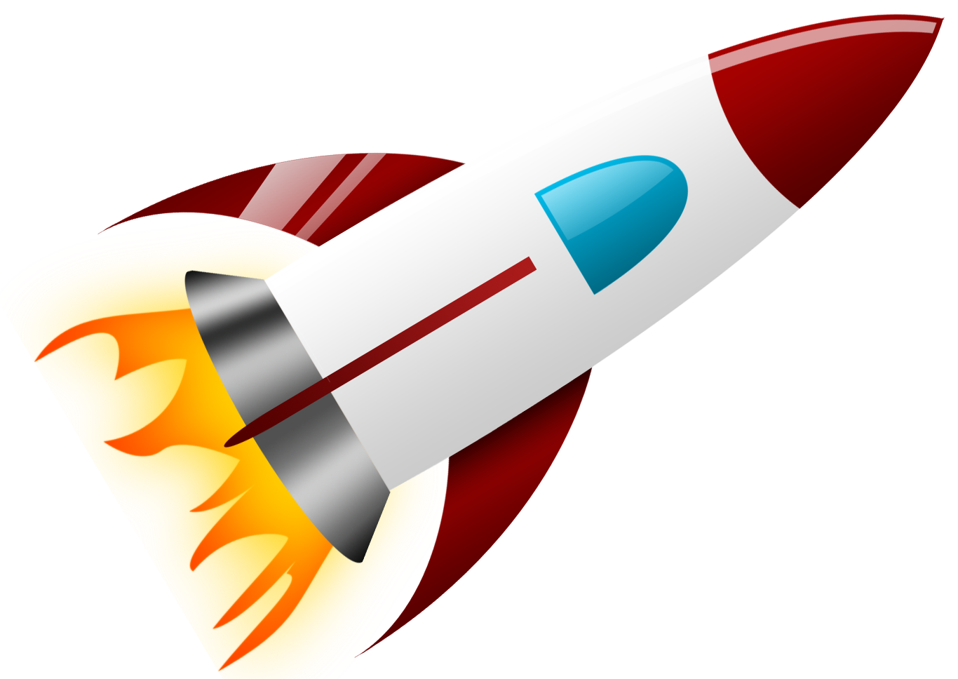 Realistic Rocket Space Free Transparent Image HD PNG Image