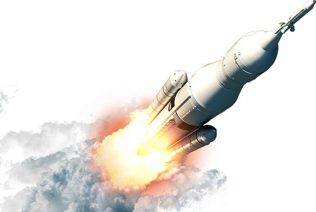 Realistic Vector Rocket HQ Image Free PNG Image