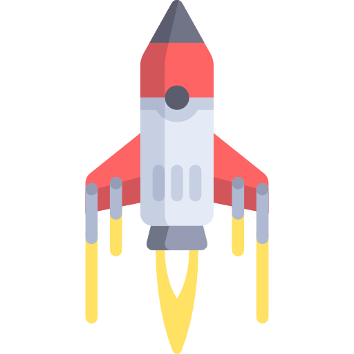 Realistic Vector Rocket PNG Image High Quality PNG Image