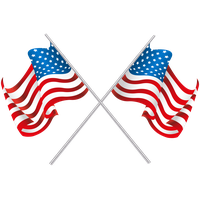 American Flag Free Clipart HD PNG Image
