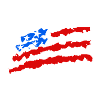 America Flag Png PNG Image